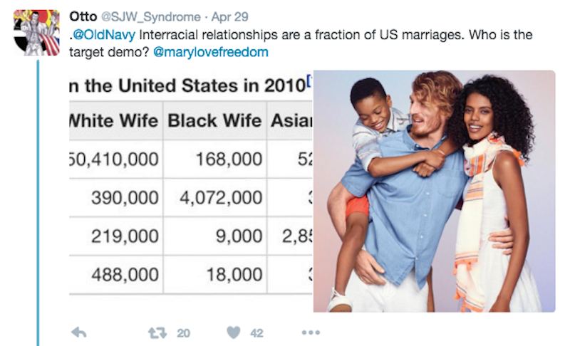 Illustration for article titled Old Navy Tried to Show an Interracial Family Enjoying Cheap Clothes